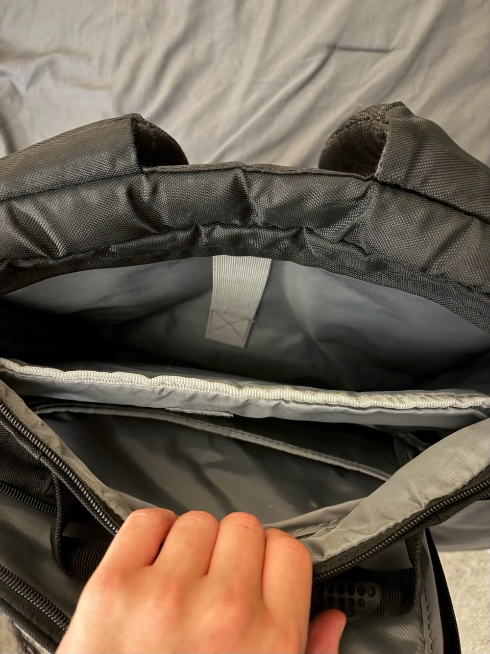 Dell Pro 15 Laptop Backpack Black Gray Computer Big Bag Travel School Padded